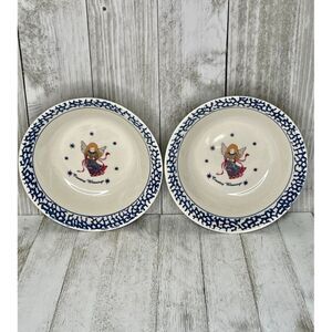 Country Blessings Angel Bowls Set of 2